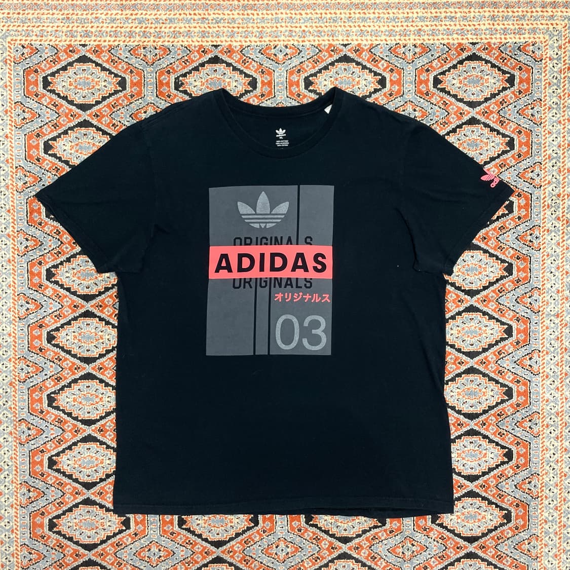아디다스 오리지날 블랙 반팔티셔츠 남성XL 상품이미지1