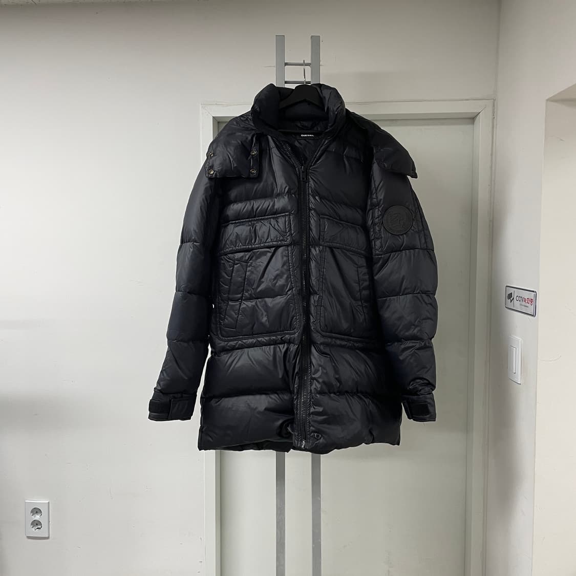 디젤 롱 패딩 블랙 S 상품이미지1