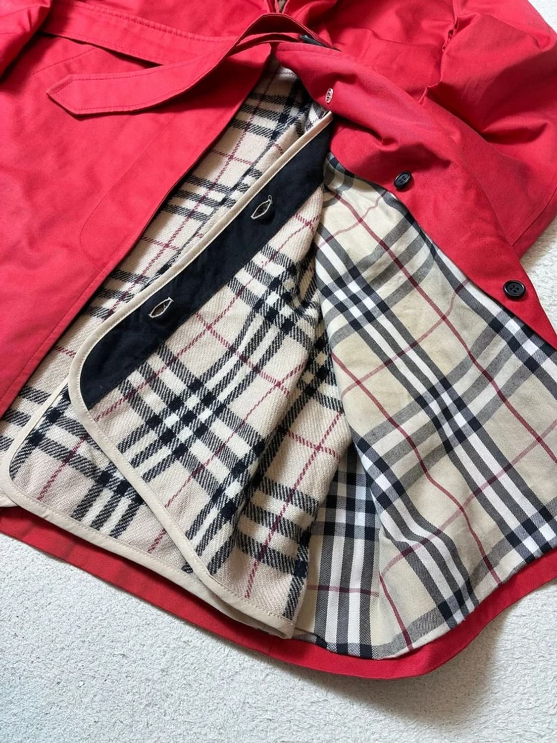 버버리 아카이브 안감 노바체크 트렌치 코트 PN7533 상품이미지8