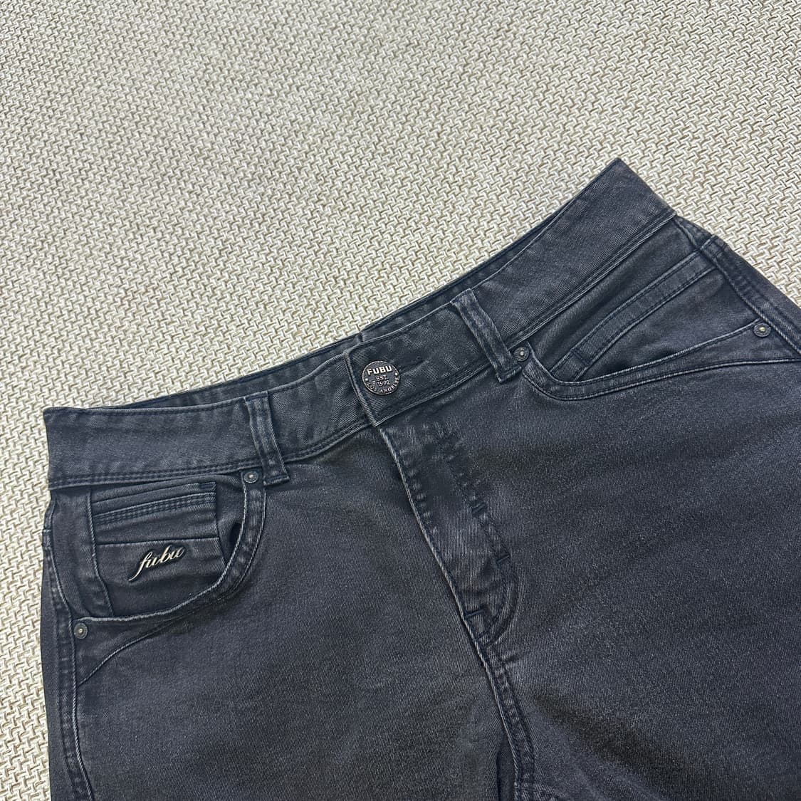 32 후부 일자 청바지 데님 0414D 상품이미지3