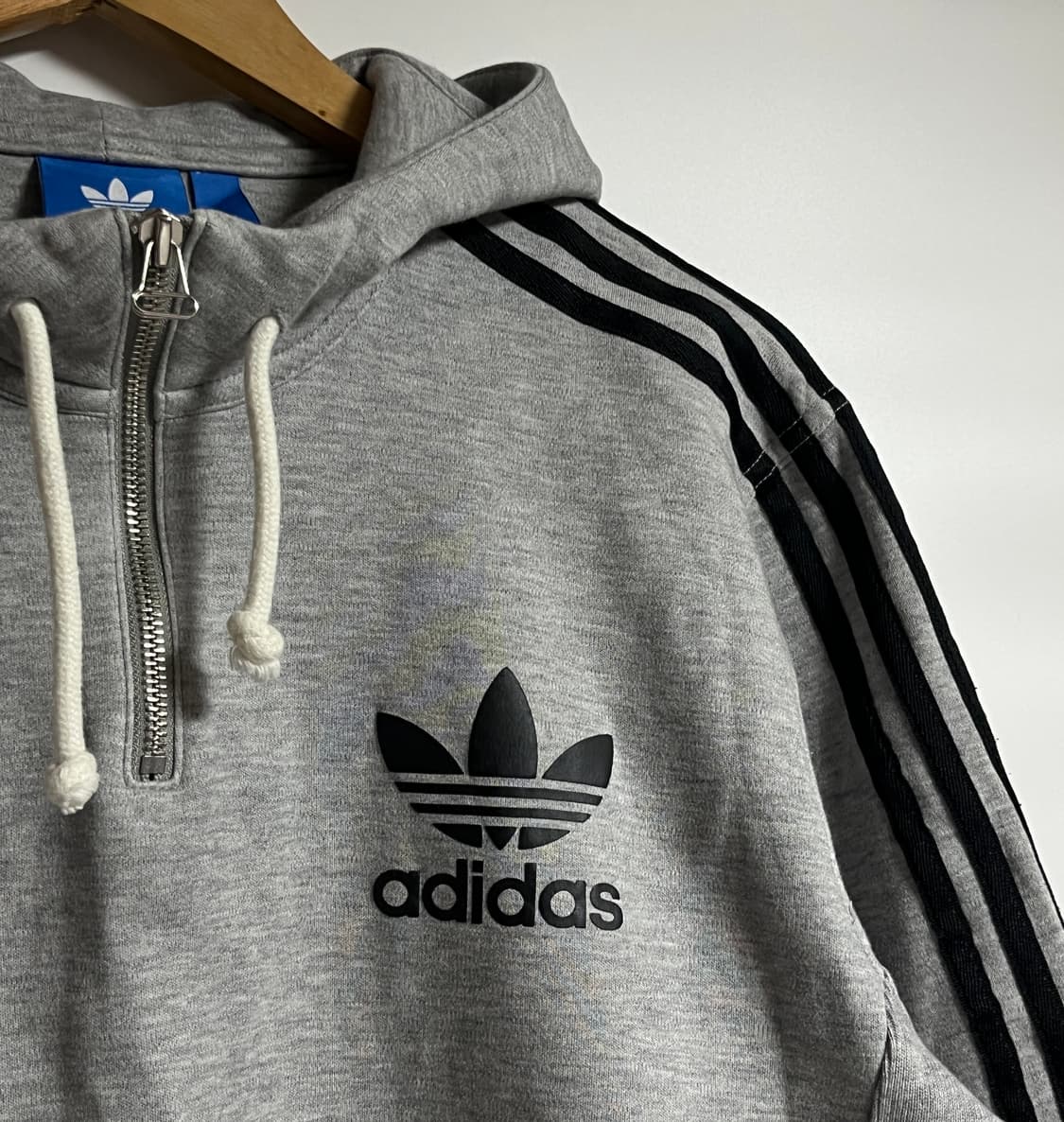 레어 공용 아디다스 아노락 후드티셔츠 후드티 하프집업 105 상품이미지4