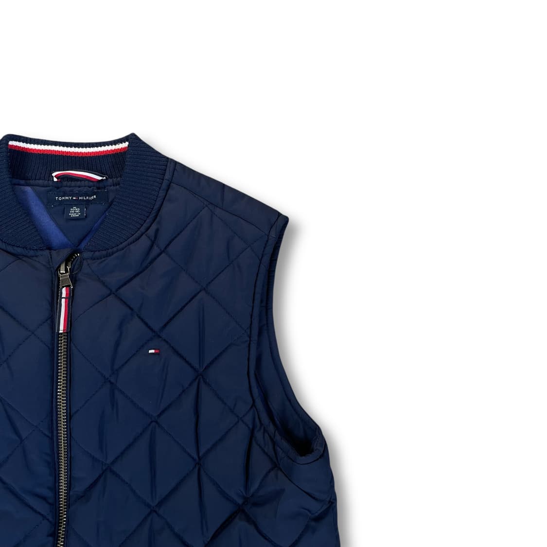 타미힐피거 네이비 경량 퀄팅 패딩 조끼 XL 상품이미지2