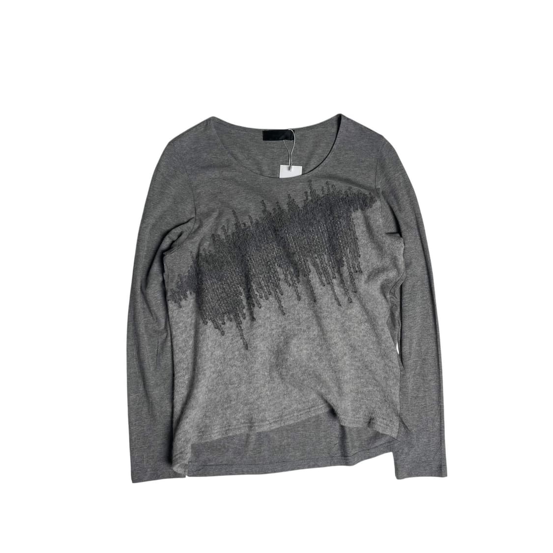 Pour deux 지그재그 스티치 롱 슬리브 니트 상품이미지1