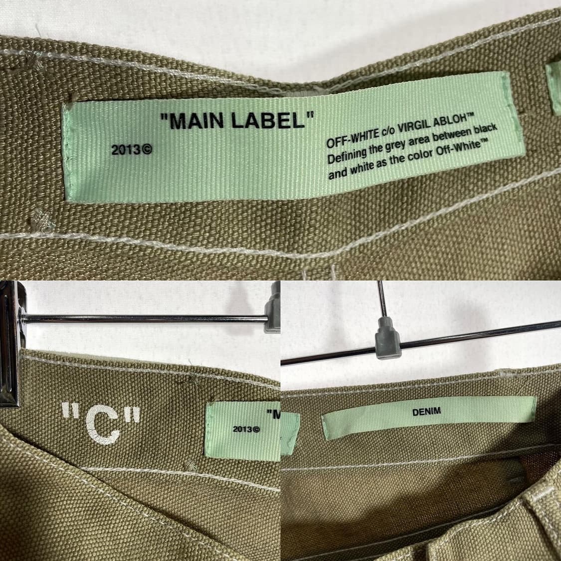 오프화이트 JUTA 와이드 레그 린넨 팬츠  상품이미지8