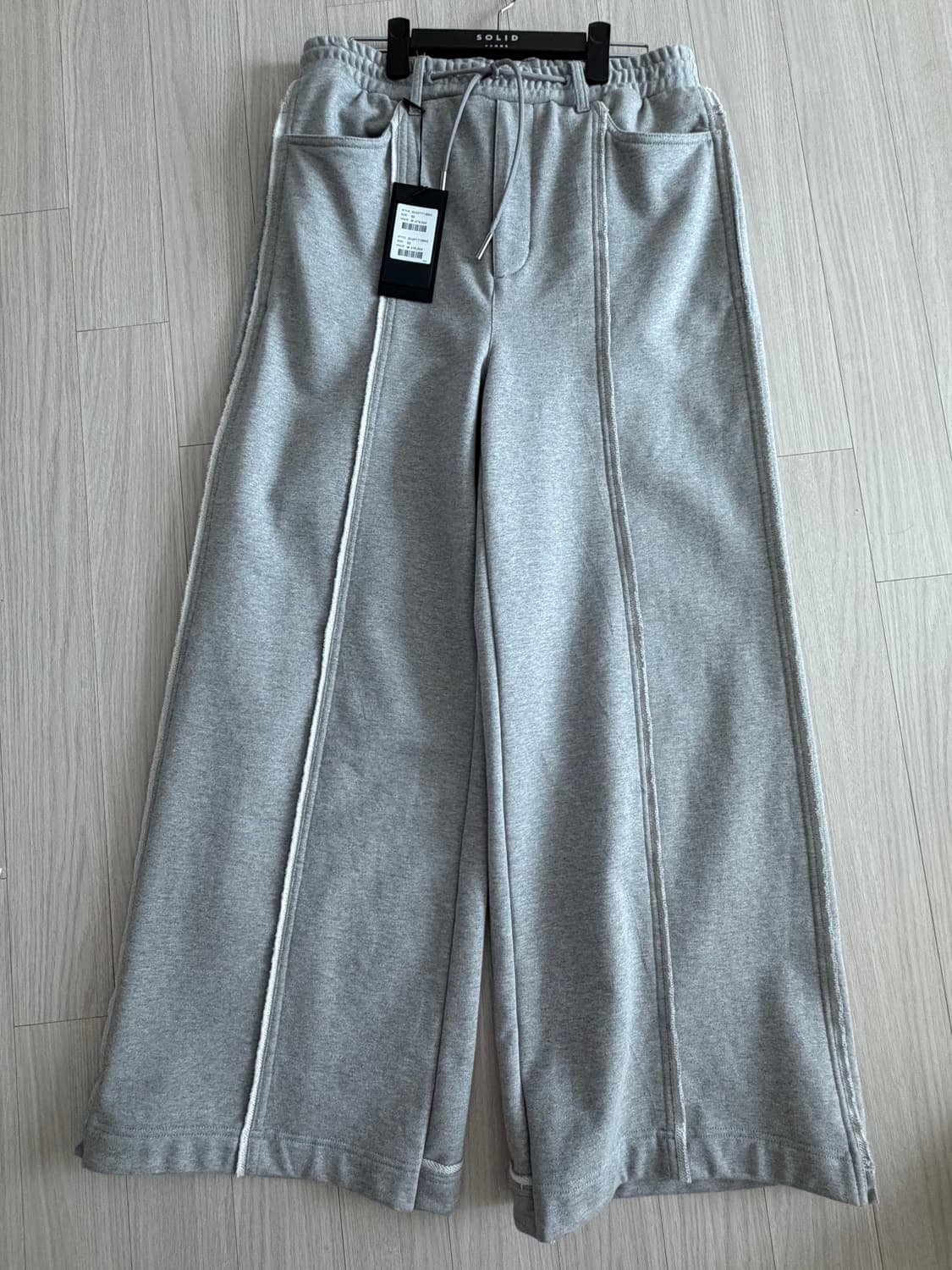 [82] 25ss 송지오옴므 샤를로 팬츠 그레이 상품이미지3