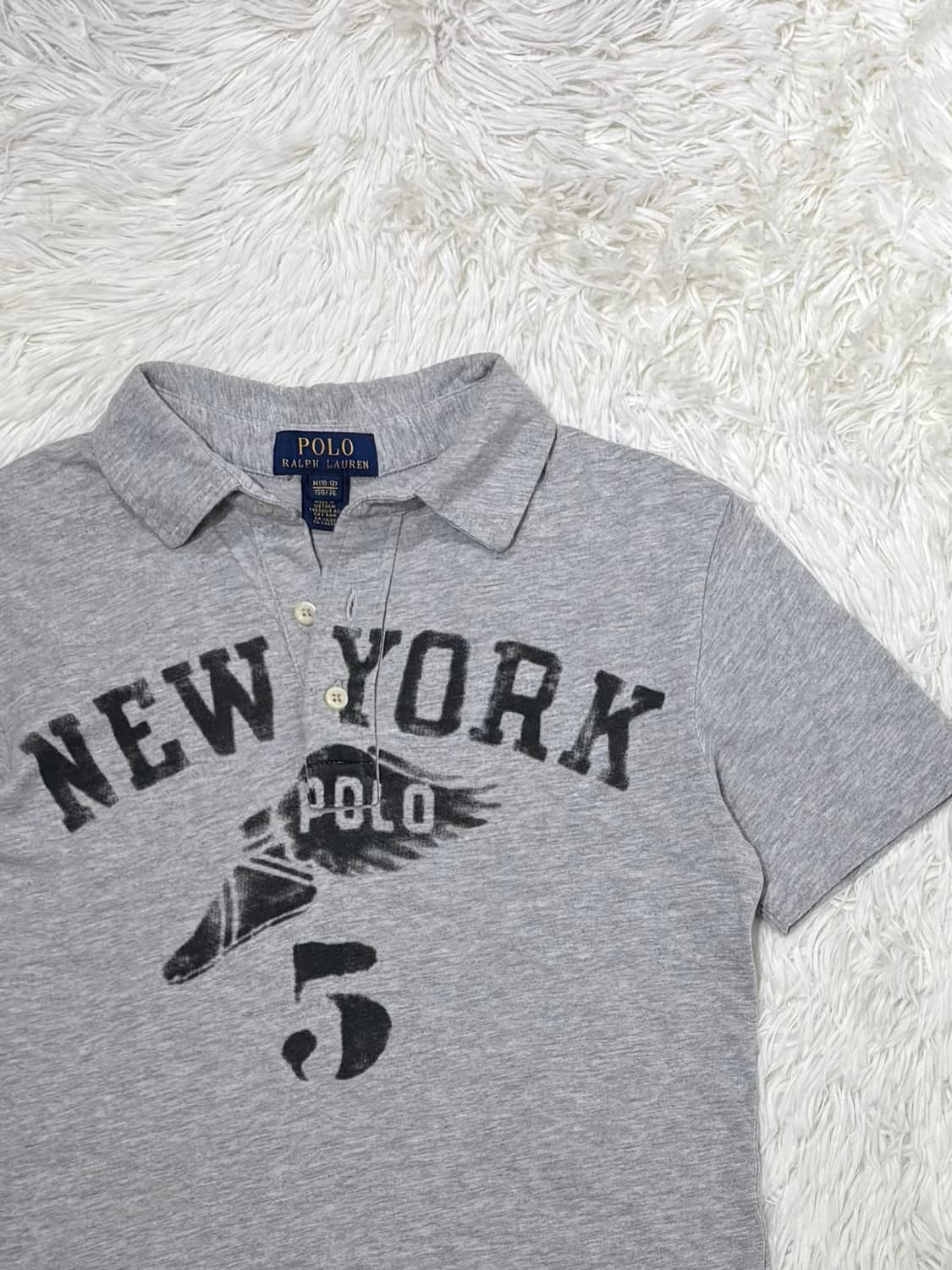 폴로랄프로렌 그레이 반팔 카라티 상품이미지5