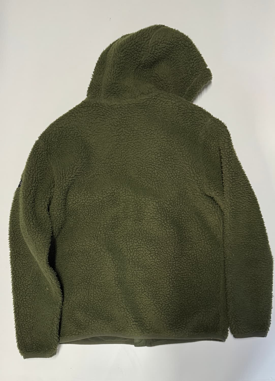 내셔널지오그래픽 후드 플리스 자켓 L 카키 상품이미지2