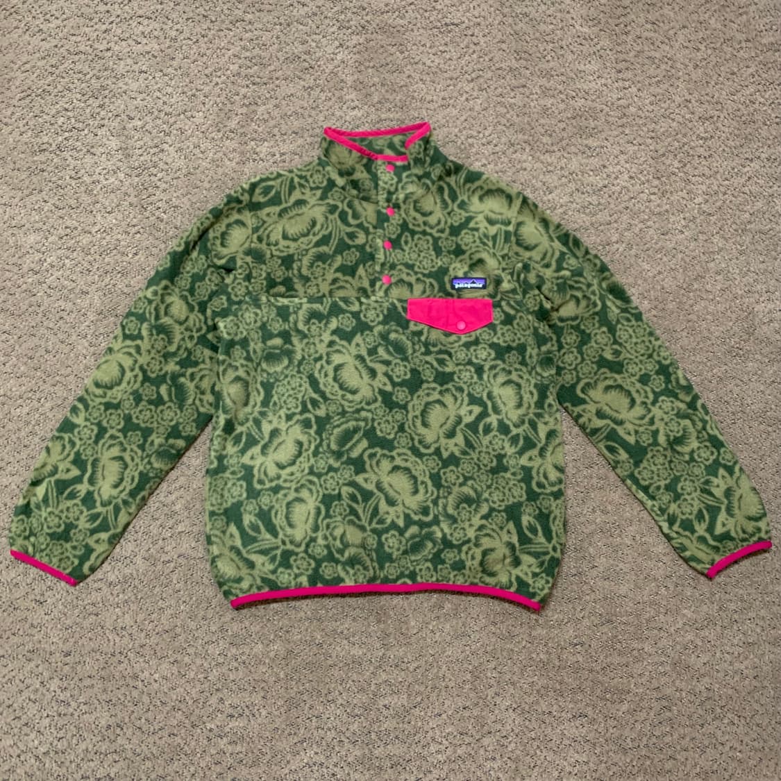 Patagonia 신칠라 플라워 패턴 스냅티 w(s) 상품이미지1