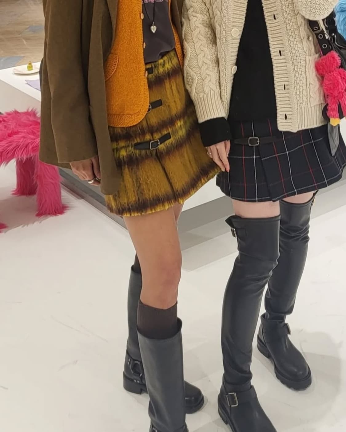 TLC 더러브컴즈 체크 스커트 상품이미지6