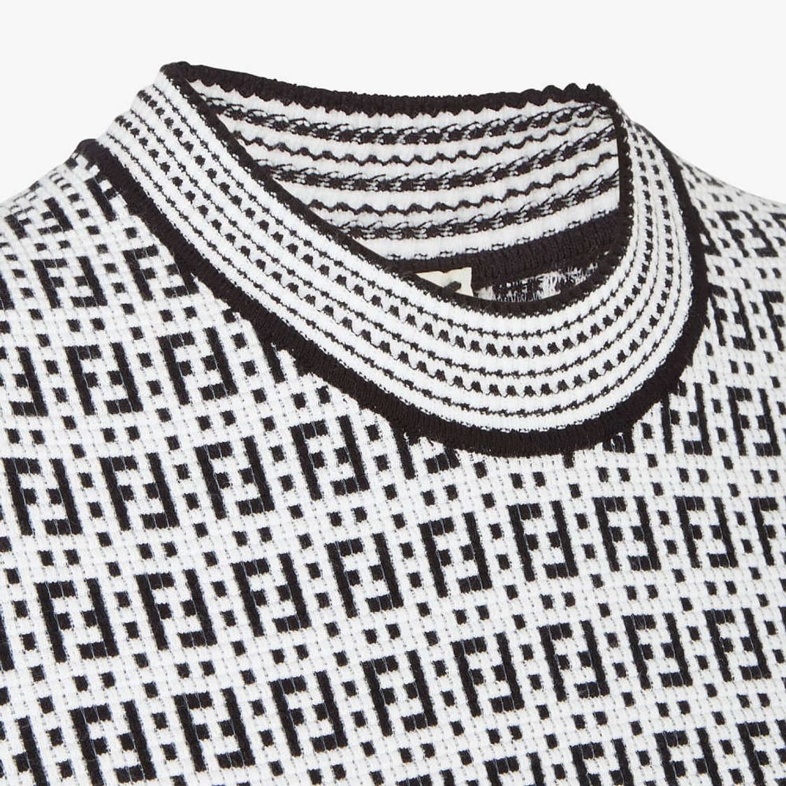 21SS 펜디 화이트 비스코스 니트 드레스 상품이미지3