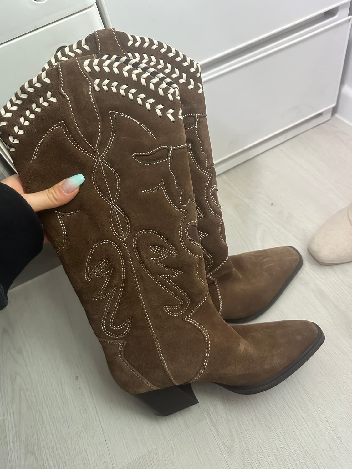 자라 레더 부츠 37사이즈 상품이미지8