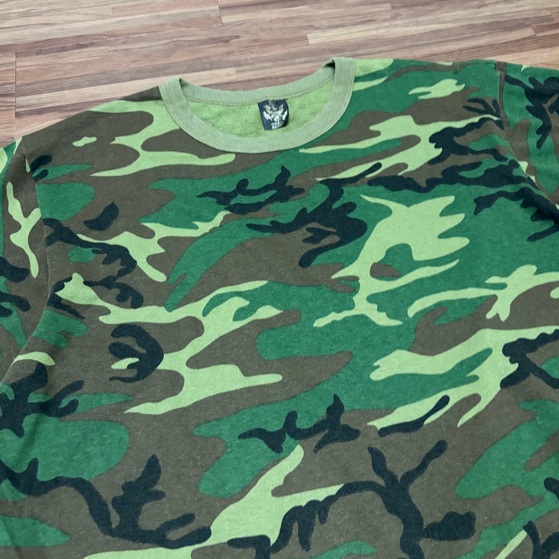 미제 빈티지 우드랜드 카모 레이어드 롱슬리브 긴팔셔츠 xl 상품이미지2