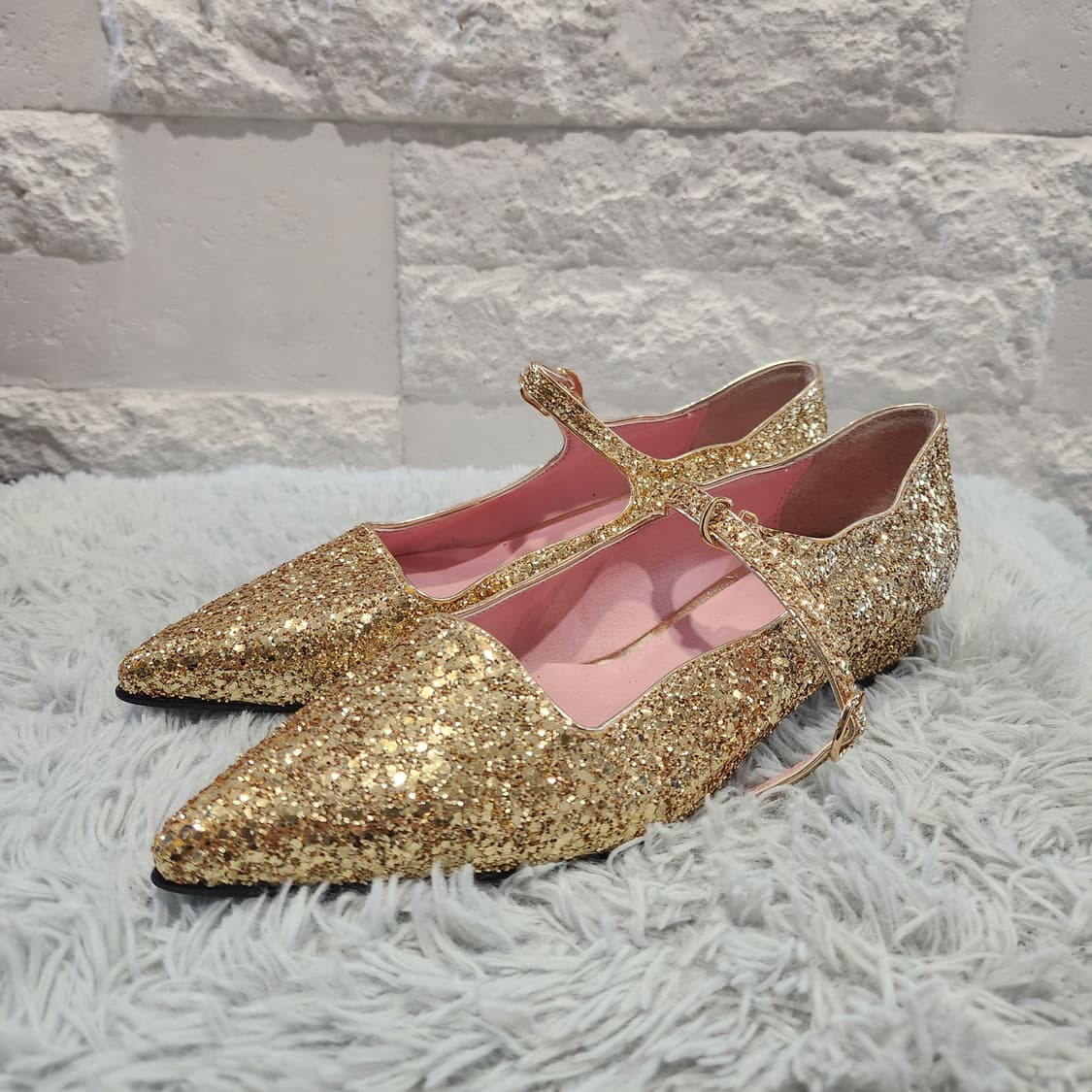 반짝반짝 골드 메리제인 | 코디 완성되는 포인트 슈즈 상품이미지4