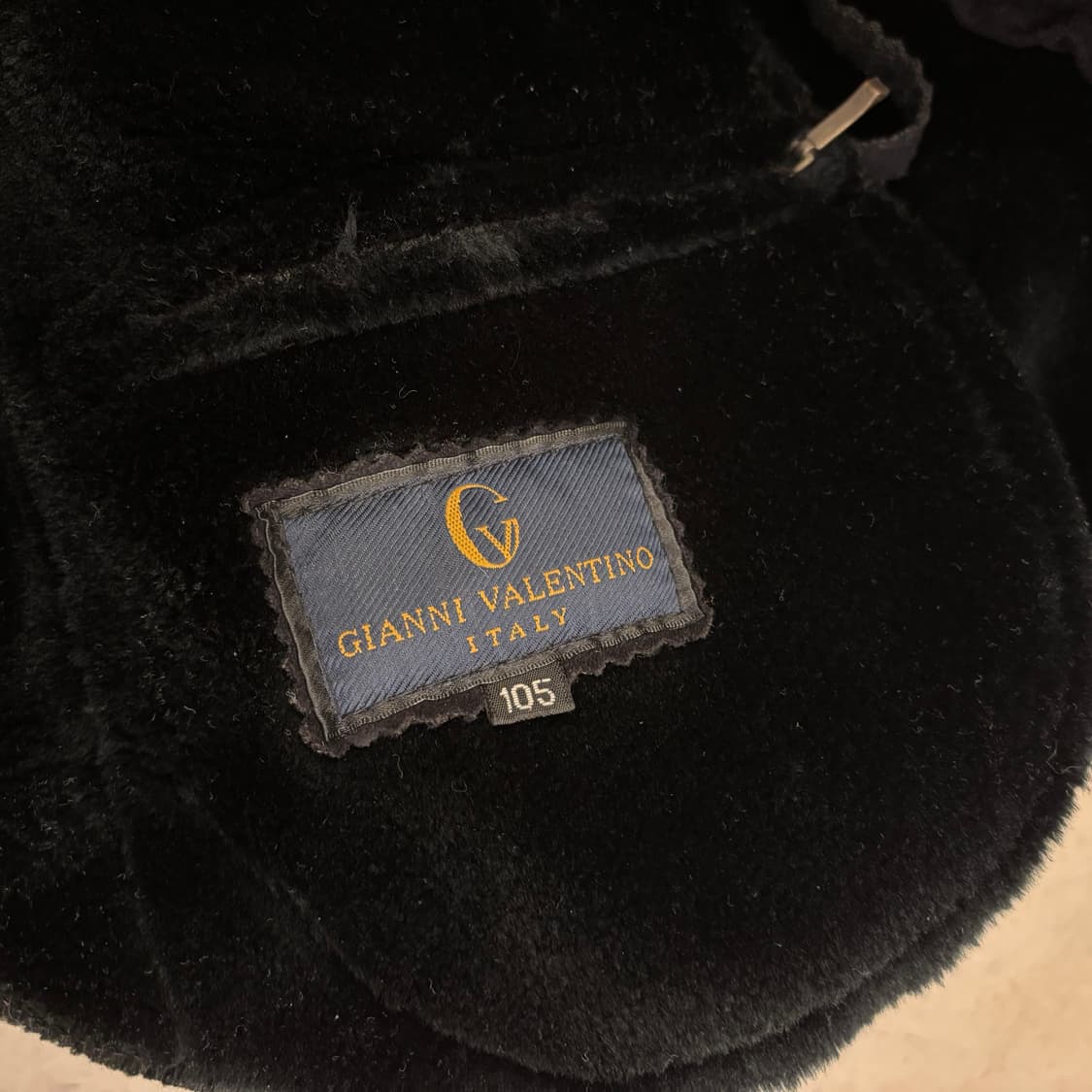 지아니 발렌티노 블랙 무스탕 자켓 상품이미지3