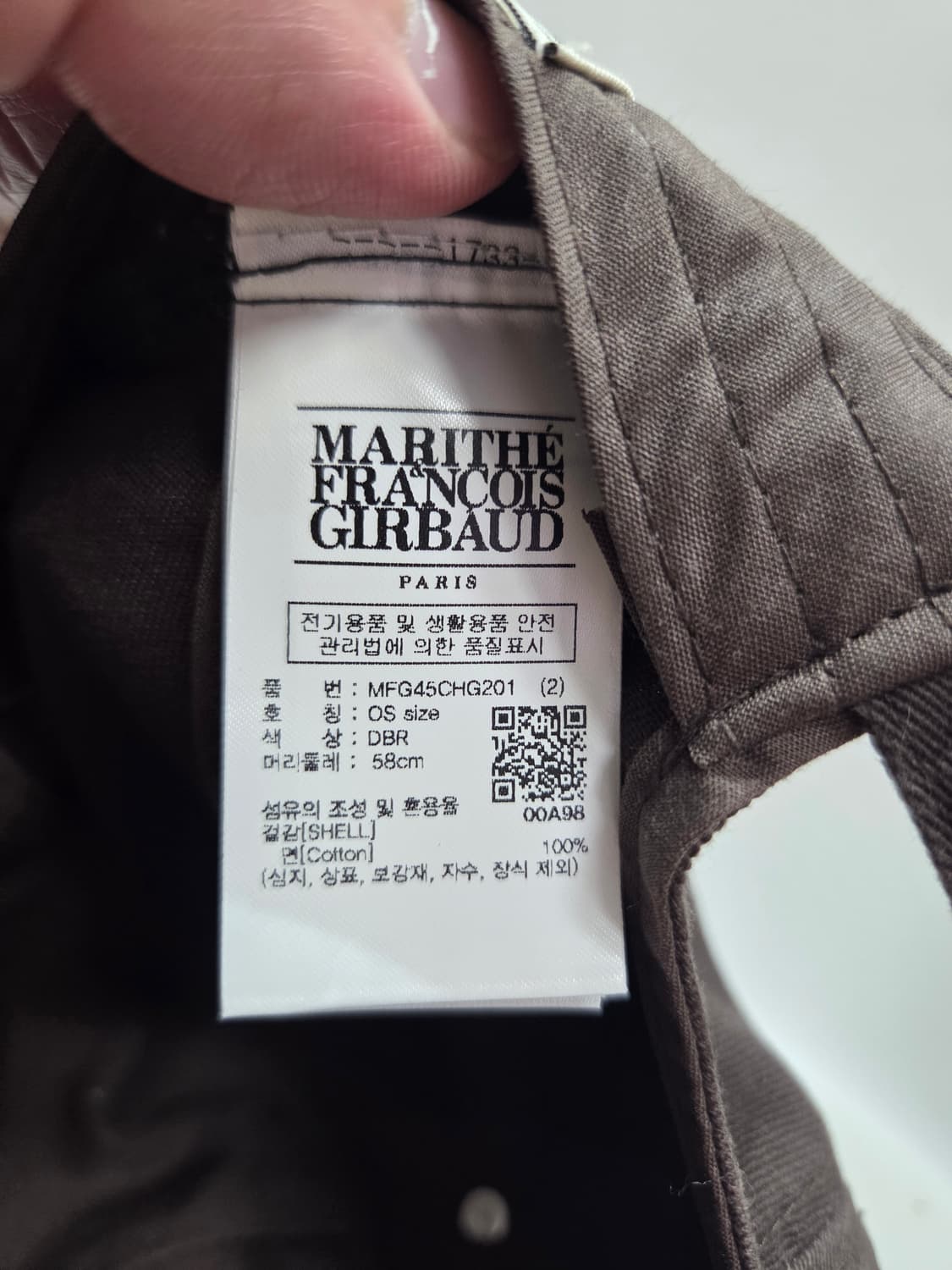 마리떼 프랑소와 저버 볼캡 브라운 상품이미지6