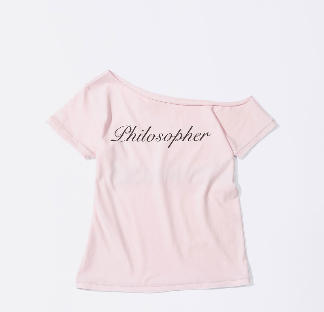 스컬프터 Hook Me Up Layered Tee Pale Pink 상품이미지1
