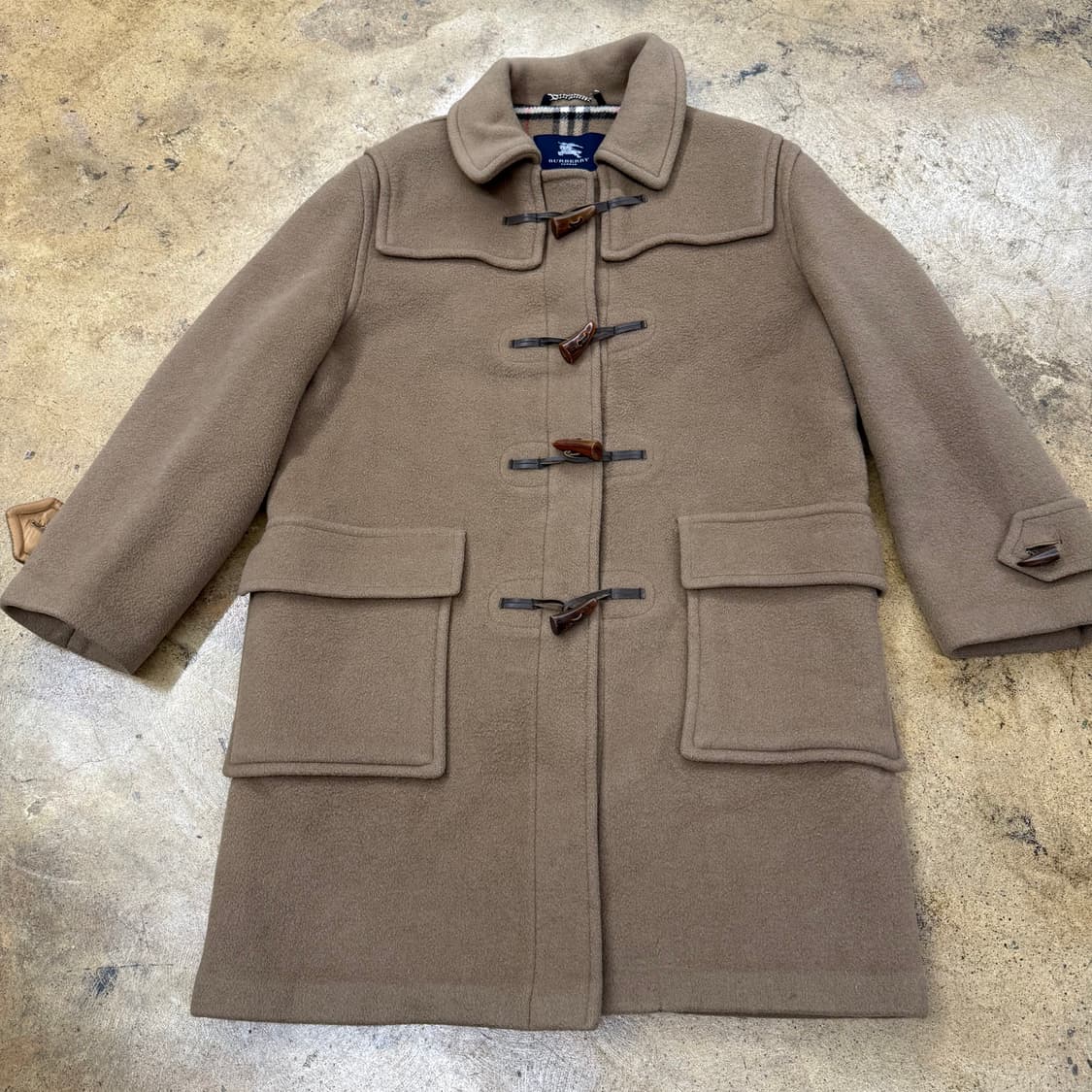 버버리 베이지 브라운 떡볶이 코트  상품이미지3