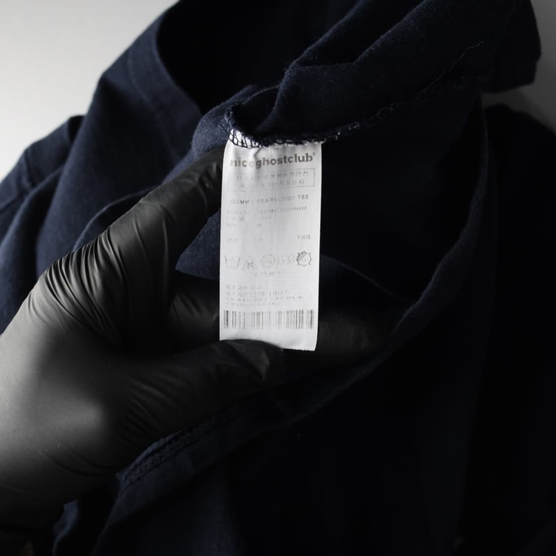 나이스고스트클럽 네이비 구미베어 반팔티 M 상품이미지6