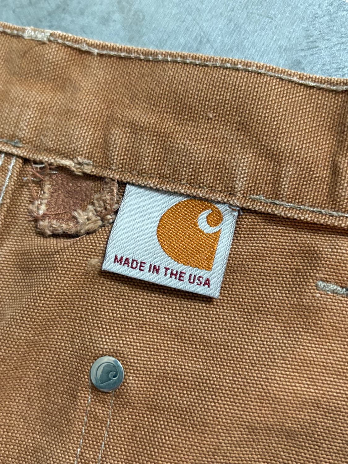 Carhartt 칼하트 더블니 캔버스 워크 팬츠  상품이미지6