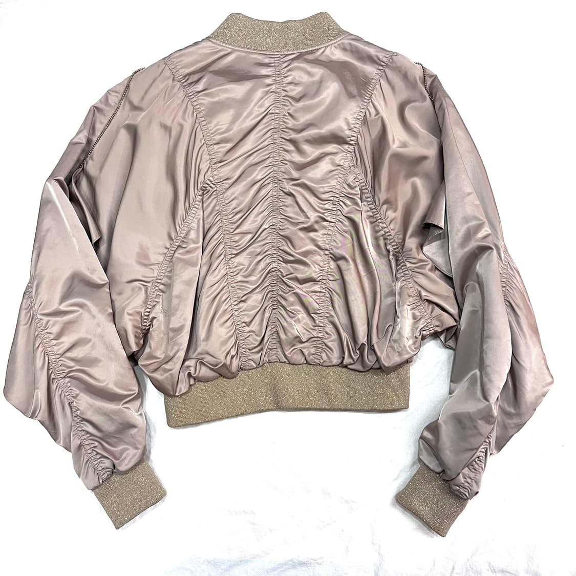 에고이스트 금장 갸루 봄버 자켓 상품이미지3