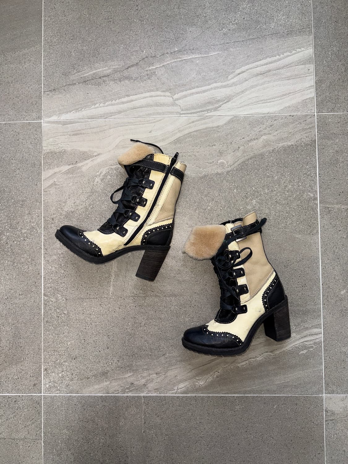 Manas lamb fur walker boots 상품이미지3