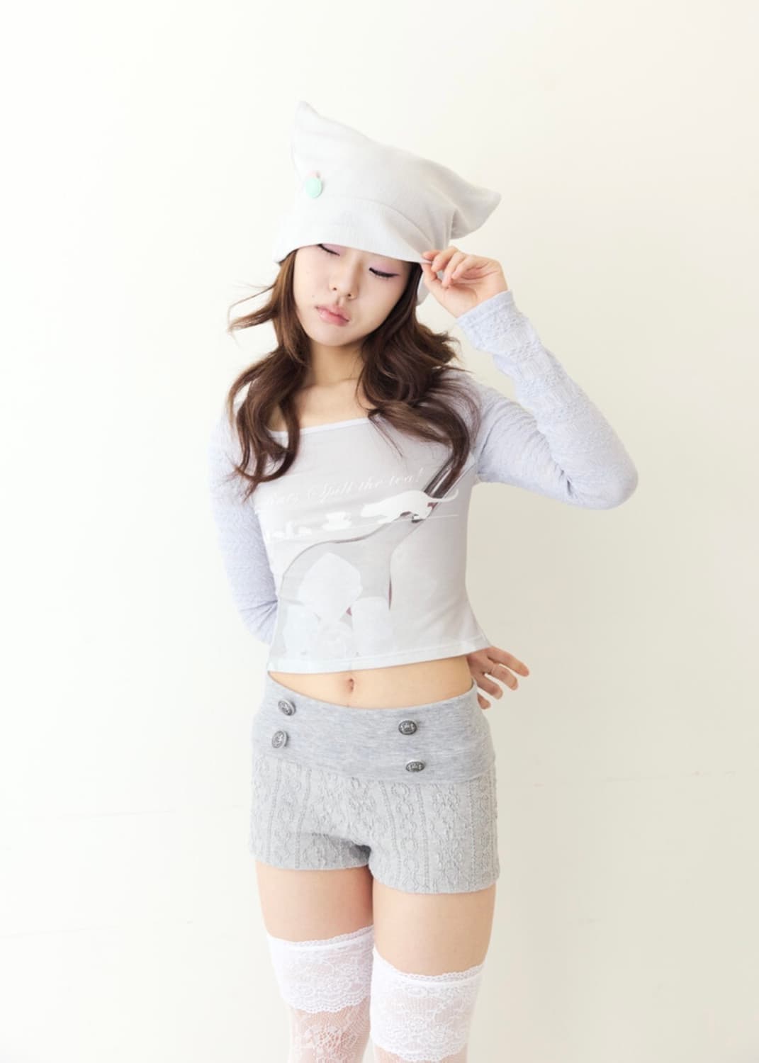 혼쿄 Lacey Spoon Long Sleeve Tee  상품이미지3