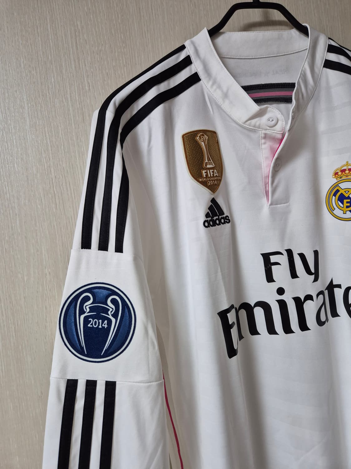 (정품) 아디다스 레알 마드리드 14 15 홈 호날두 긴팔 유니폼 100 상품이미지4