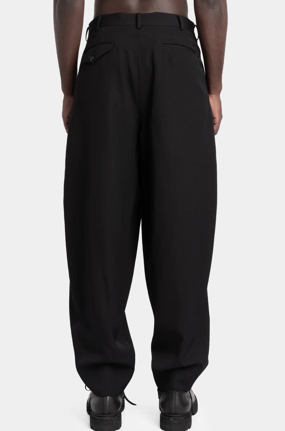 [L]꼼데가르송옴므플러스 우븐 울 플리츠 팬츠 상품이미지2