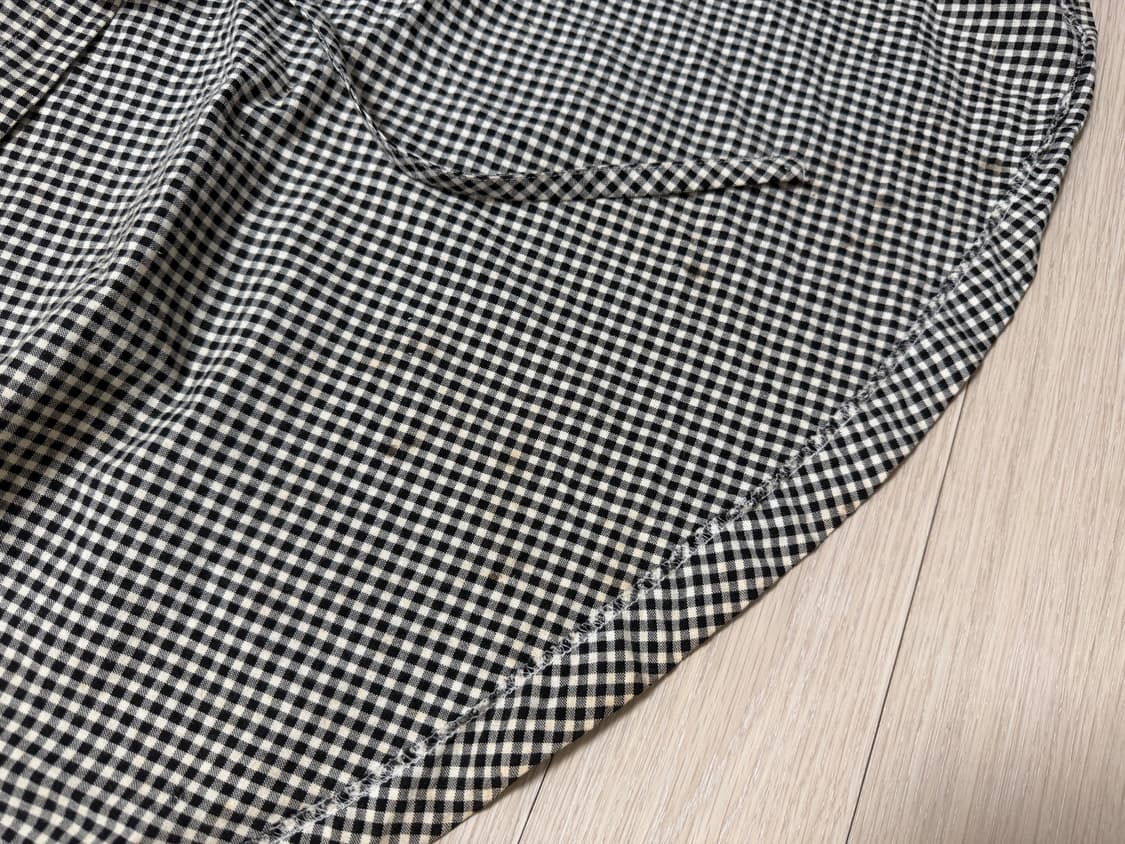 꼼데가르송 트리콧 체크 랩 스커트 상품이미지4