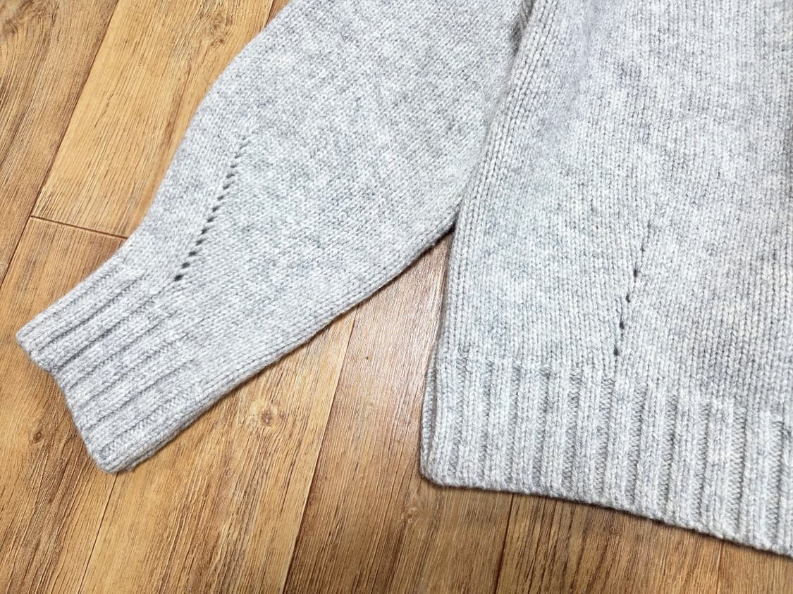 모한(MOHAN) RTW 셰틀랜드울 백 오픈니트 55-66 상품이미지7