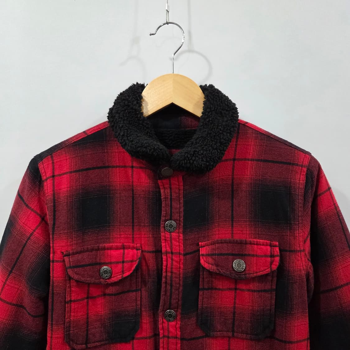 갭 키즈 쉐르파 체크자켓 XL(12) 상품이미지2