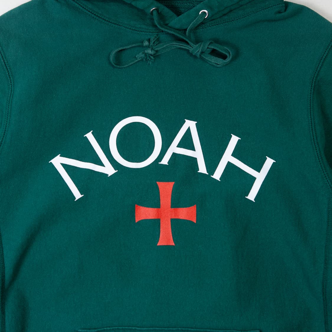 NOAH 코어 로고 후드 그린 상품이미지2