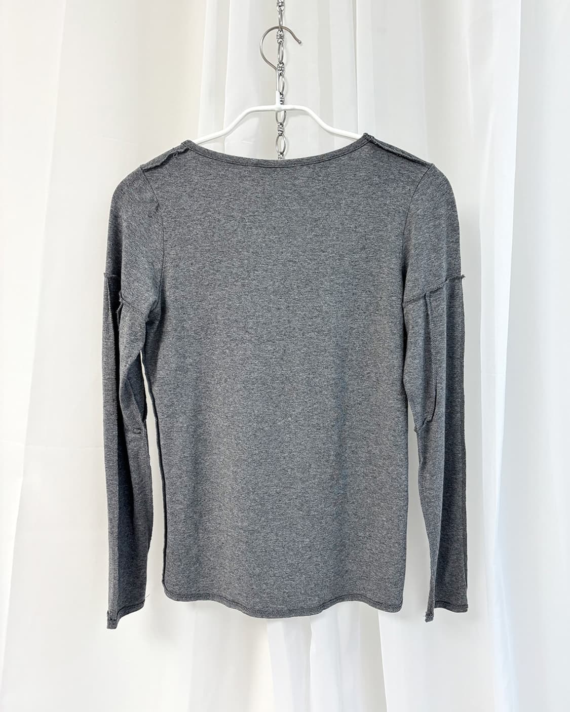 we Love reversible gray t-shirt 상품이미지5