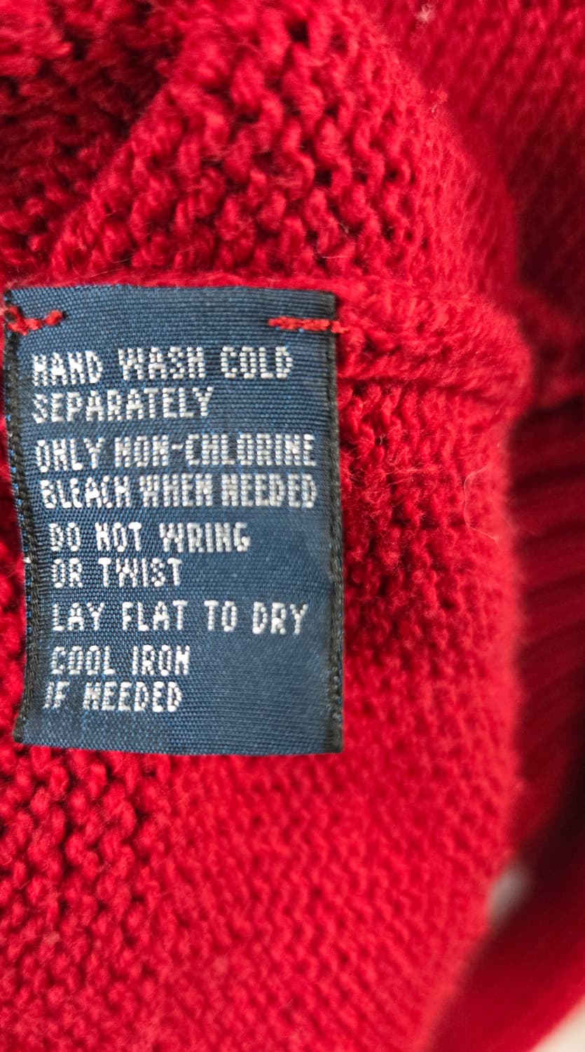 폴로 랄프로렌 피마코튼 니트 XL 상품이미지4