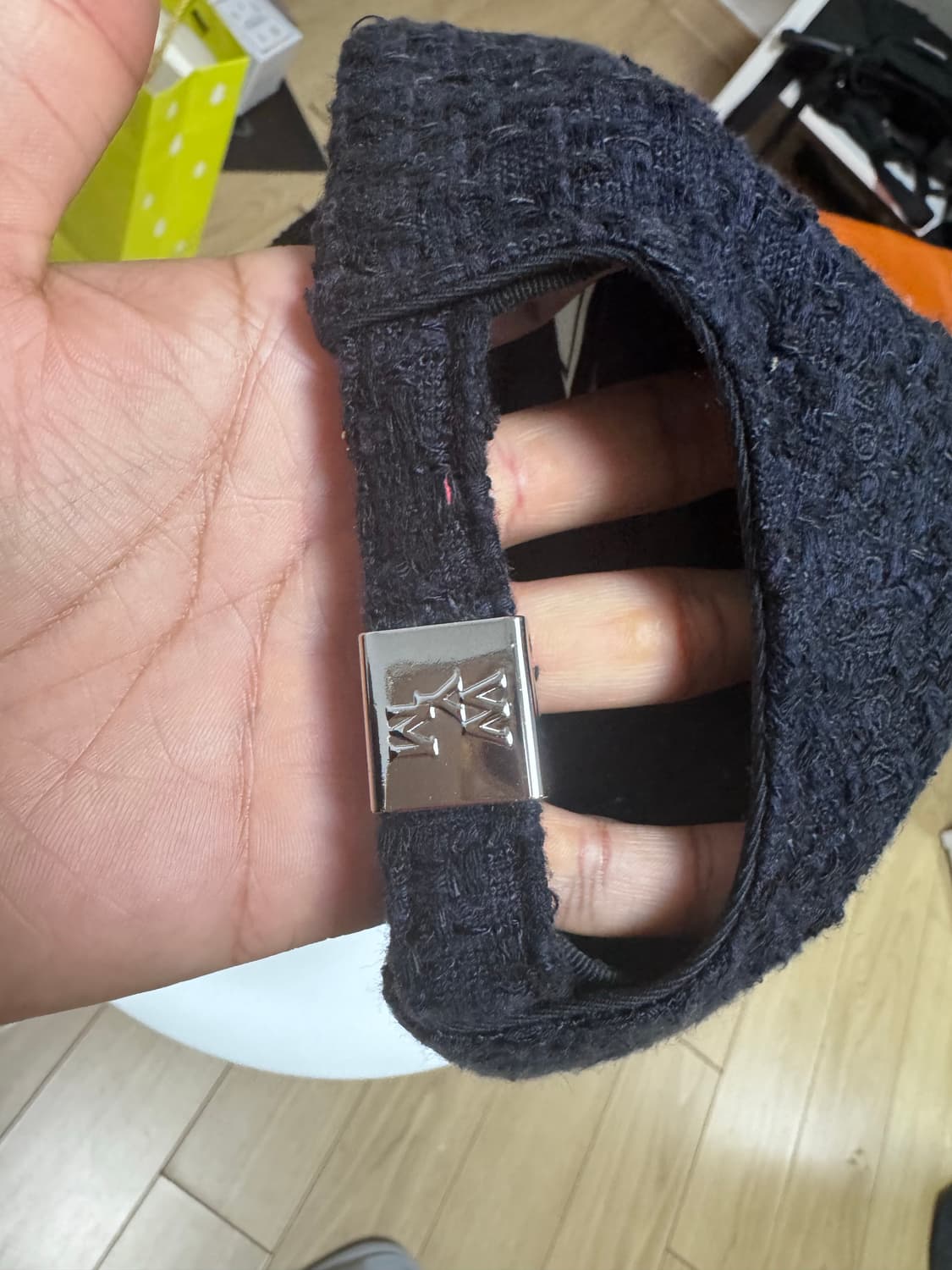 우영미 트위드 볼캡 상품이미지3