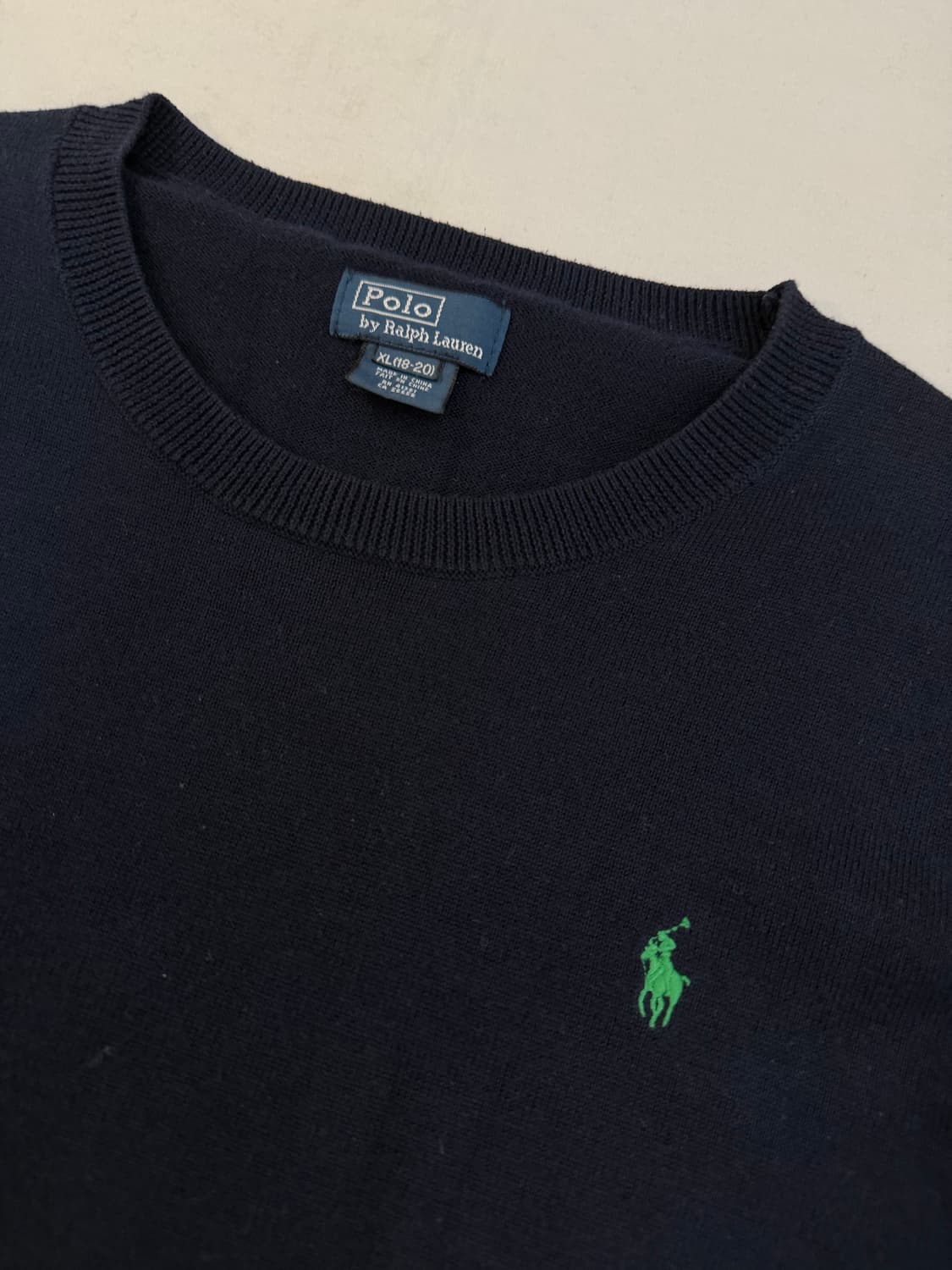 폴로 랄프로렌 그린포니 니트 네이비 상품이미지2