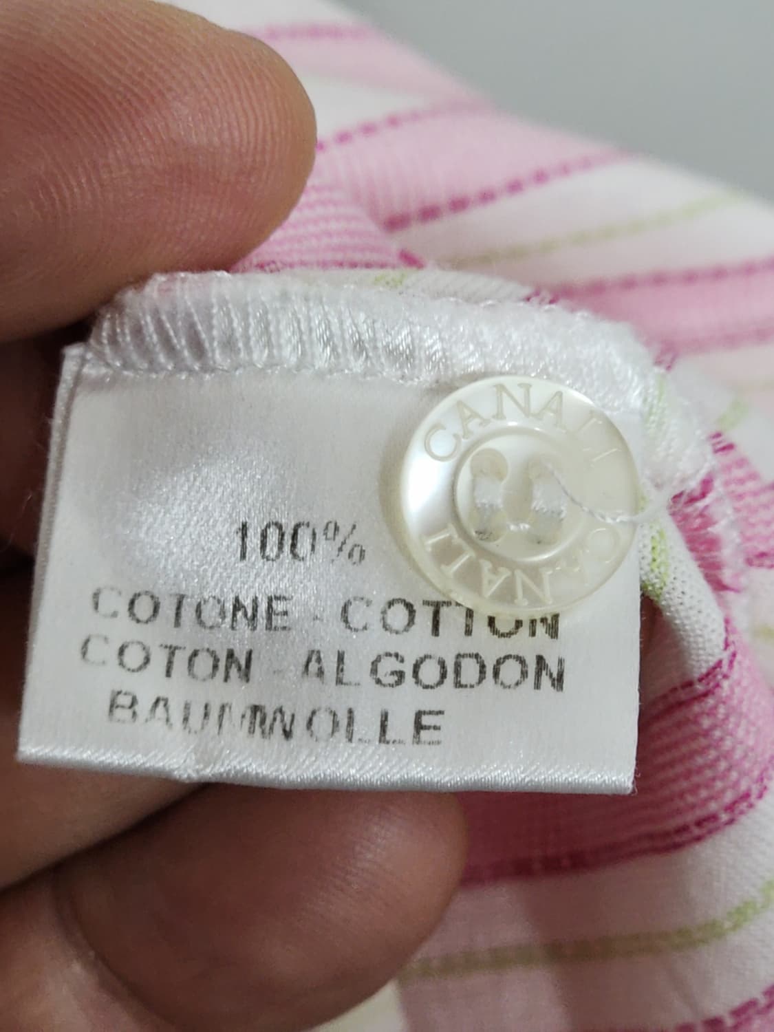 (XL) 까날리 반팔 카라티 단가라 PK 폴로 티셔츠 이태리판  상품이미지4