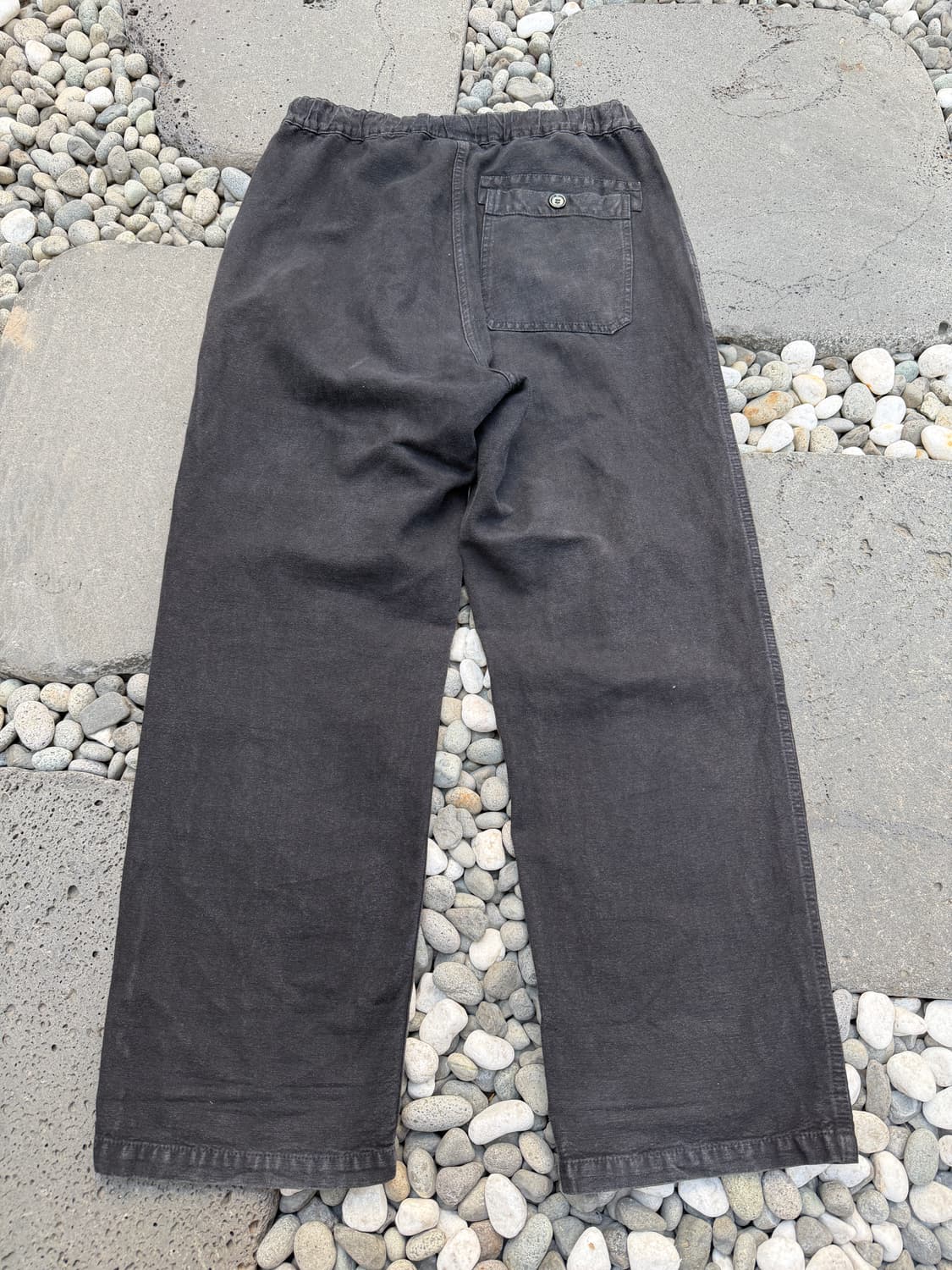 1990s VETRA FADED BLACK 베트라 블랙 프렌치 워크팬츠 상품이미지2