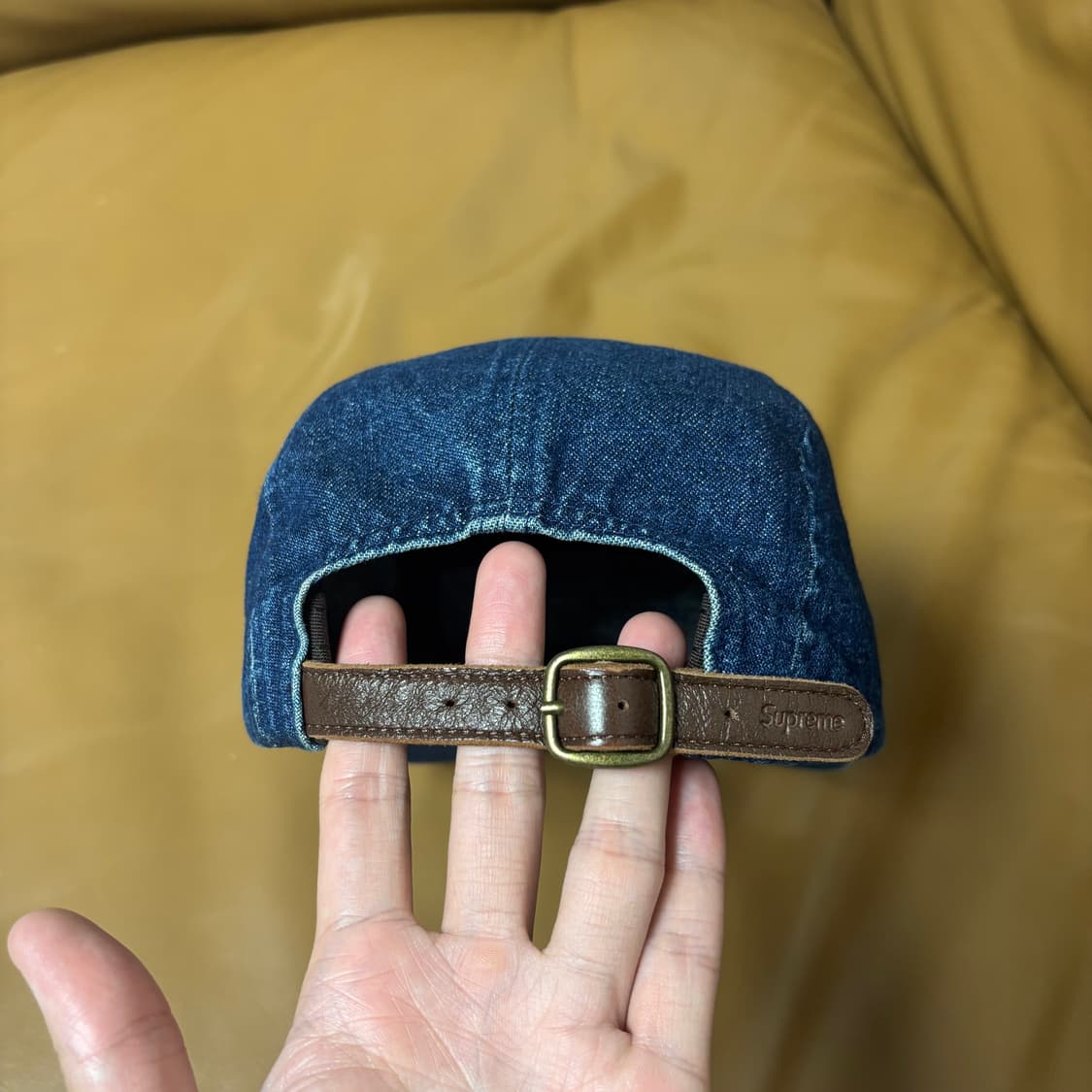 Supreme 슈프림 워시드 데님 캠프캡 모자 (Washed Denim) 상품이미지7