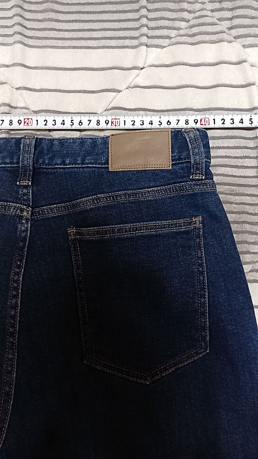스파오 미사용 기모스판청바지 31인치 기장100 상품이미지7