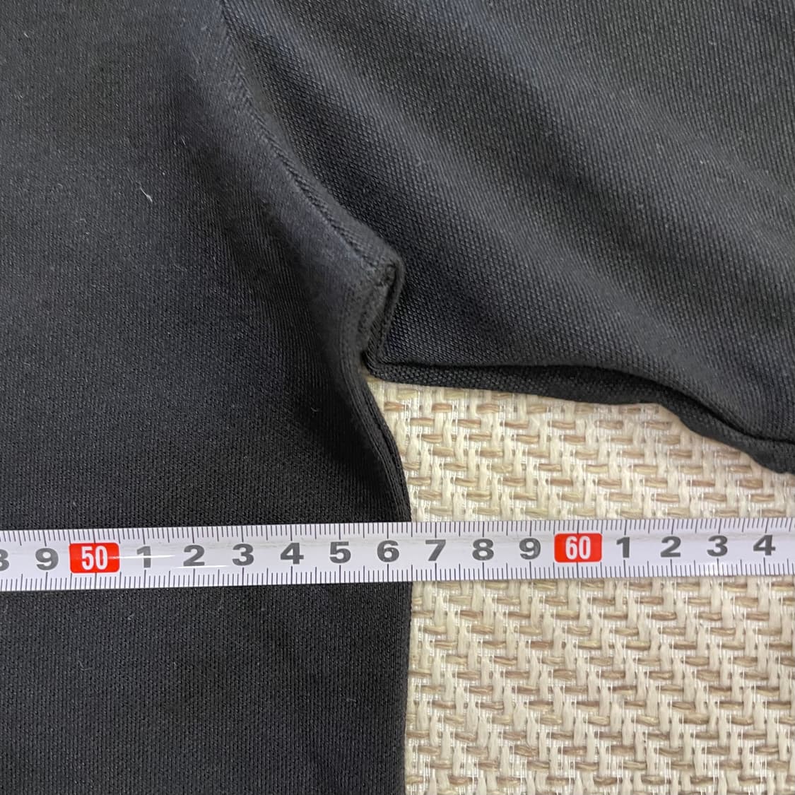 무신사 스탠다드 블랙 반팔 카라티 L 상품이미지5
