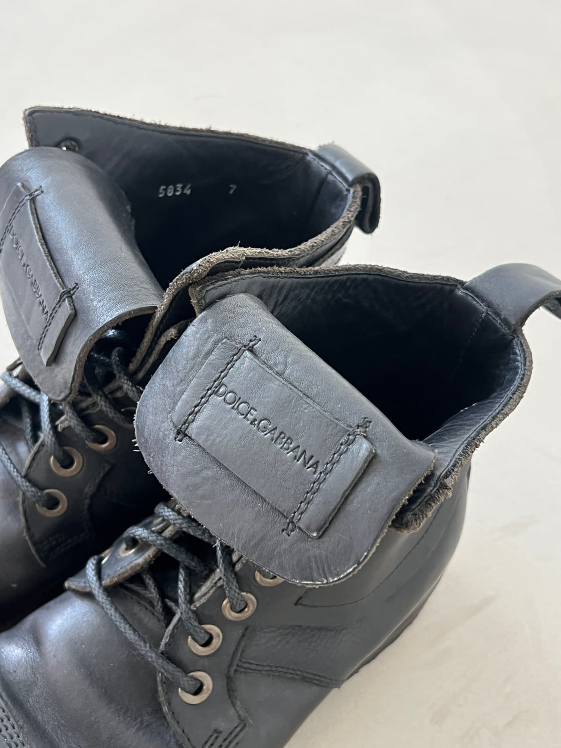돌체앤가바나 아카이브 컴뱃 부츠 상품이미지3