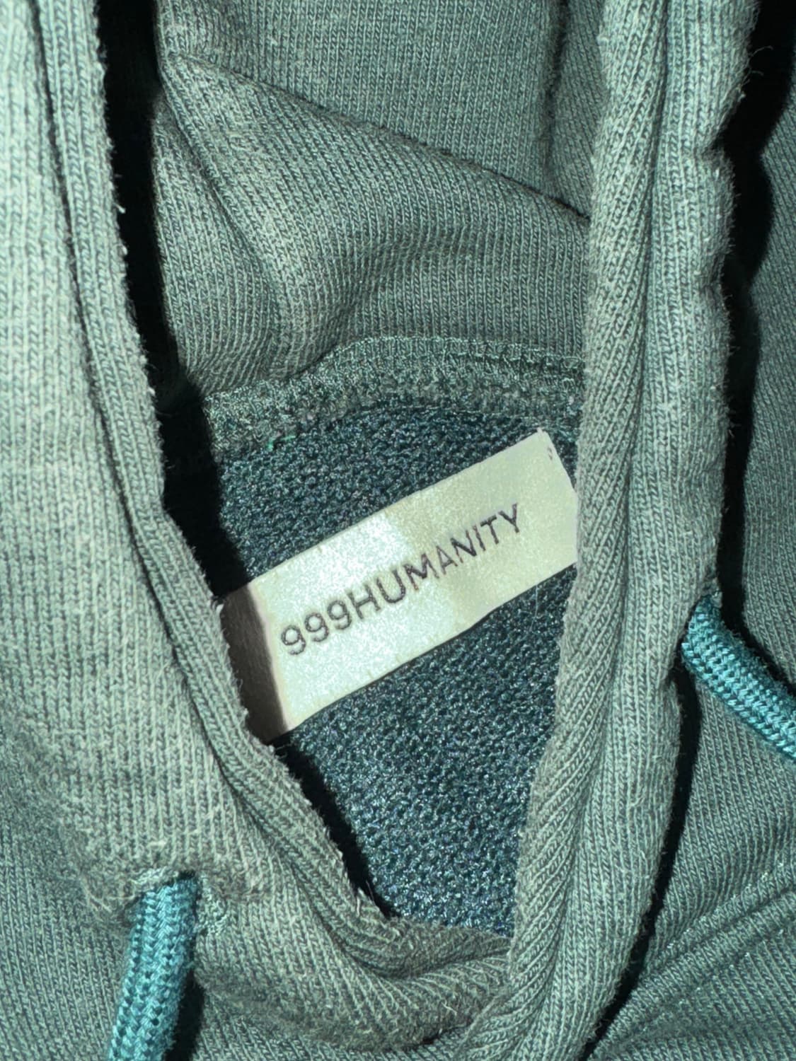 999humanity 후디 다크그린 size2 상품이미지3