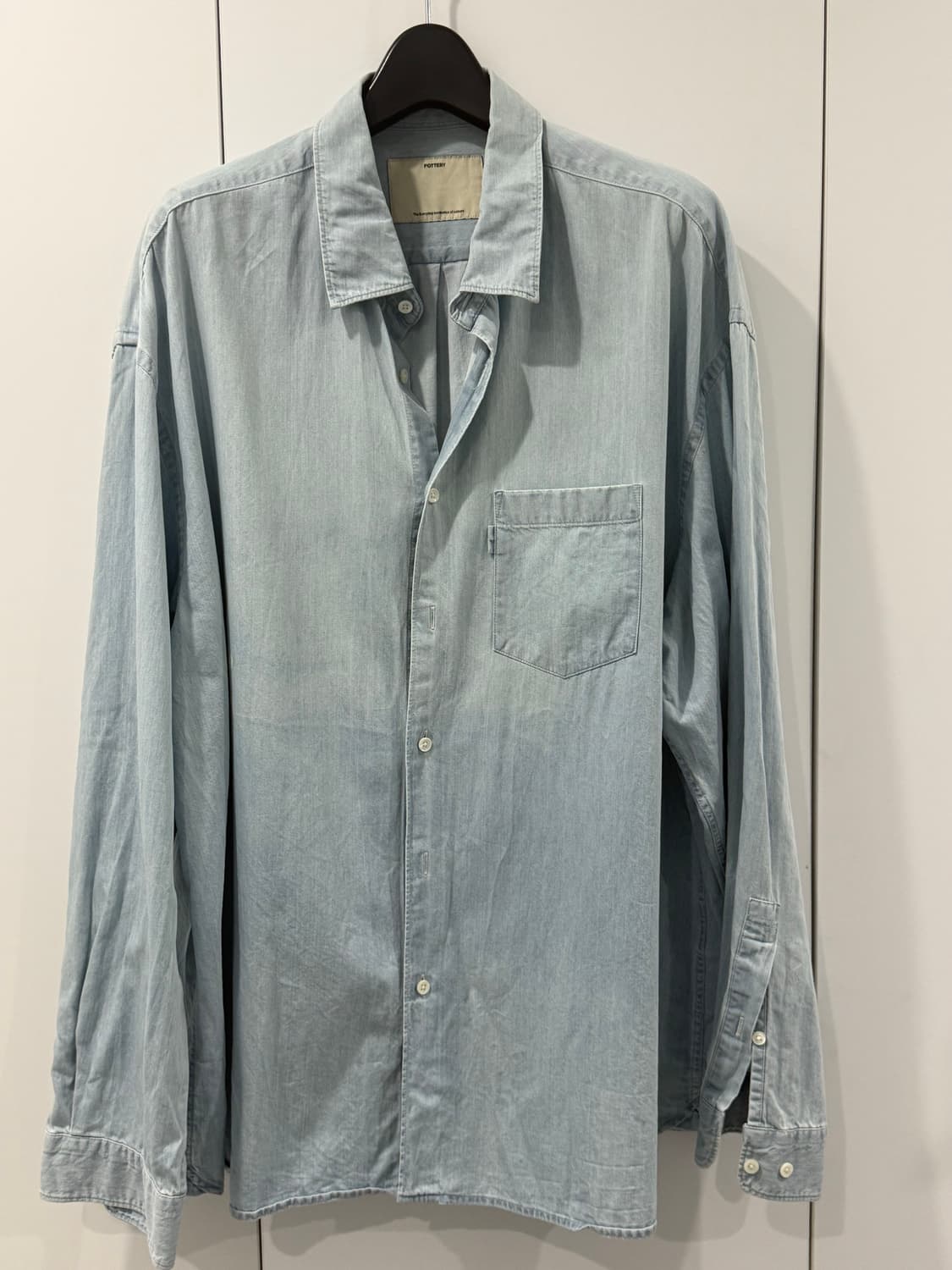포터리 데님셔츠 사이즈 3 상품이미지1