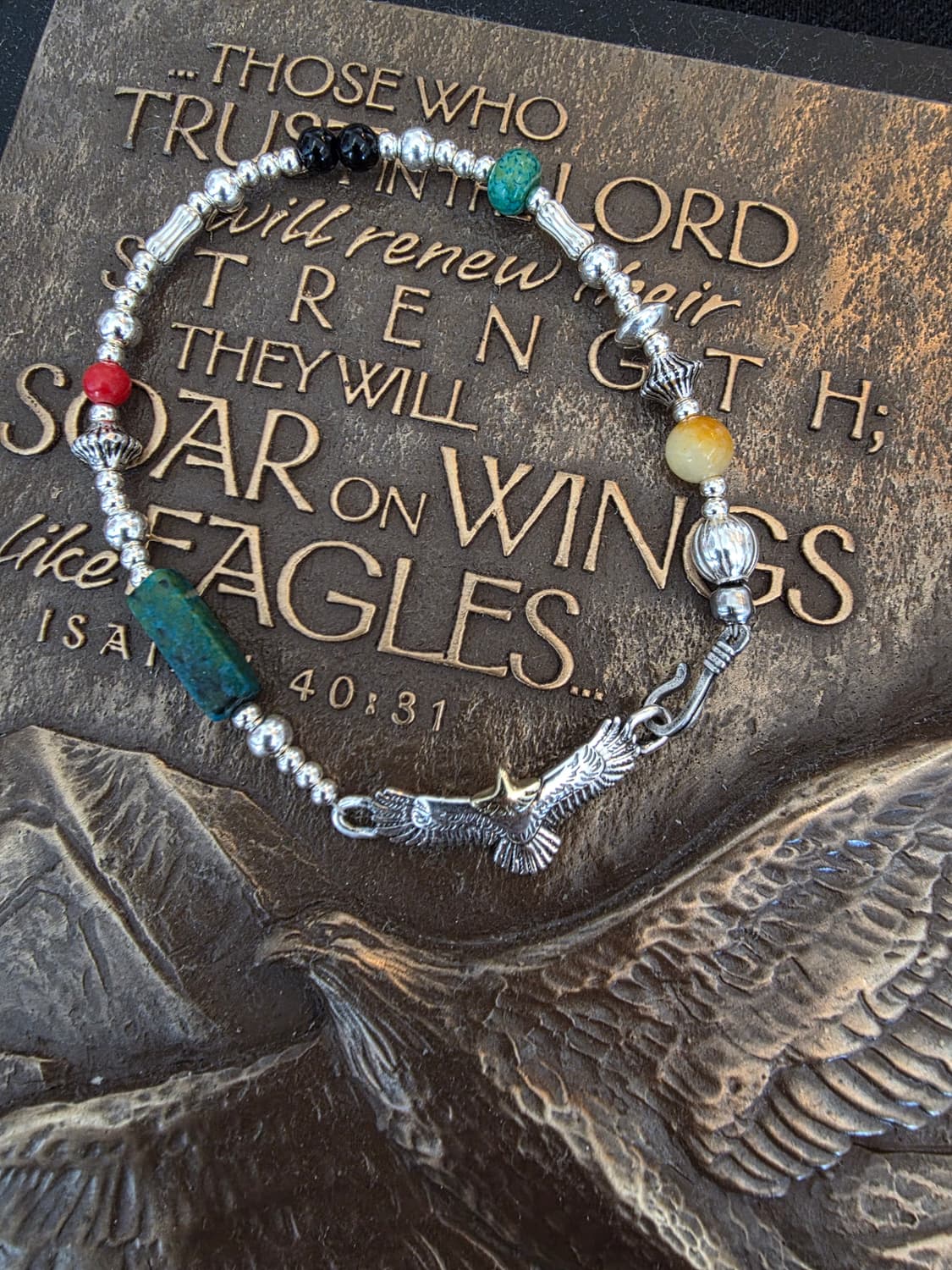 3Cross silver egle Navaho totem bracelet 상품이미지4