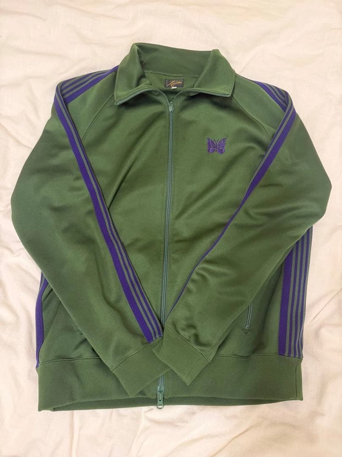 니들스 트랙 자켓 폴리 스무스 아이비 그린 상품이미지1