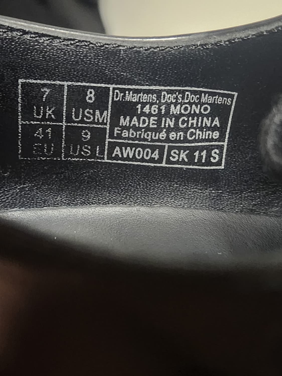 닥터마틴 1461 모노 (260) 상품이미지9
