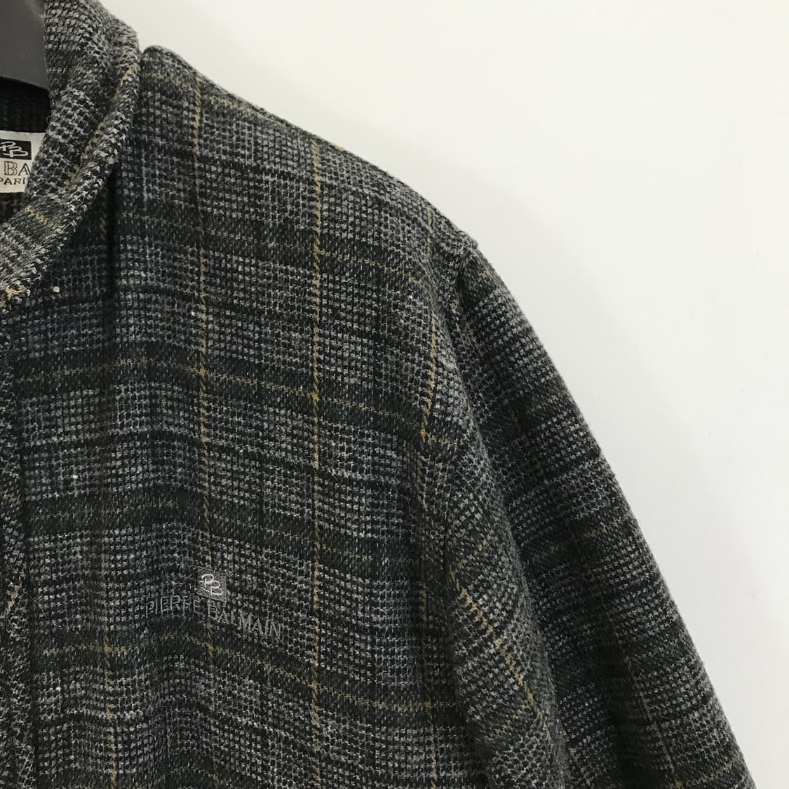 피에르발망 모직 체크 블루종 [L] 상품이미지2