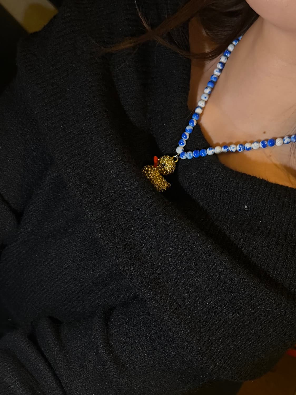 [핸드메이드] 오리 비즈목걸이 상품이미지3