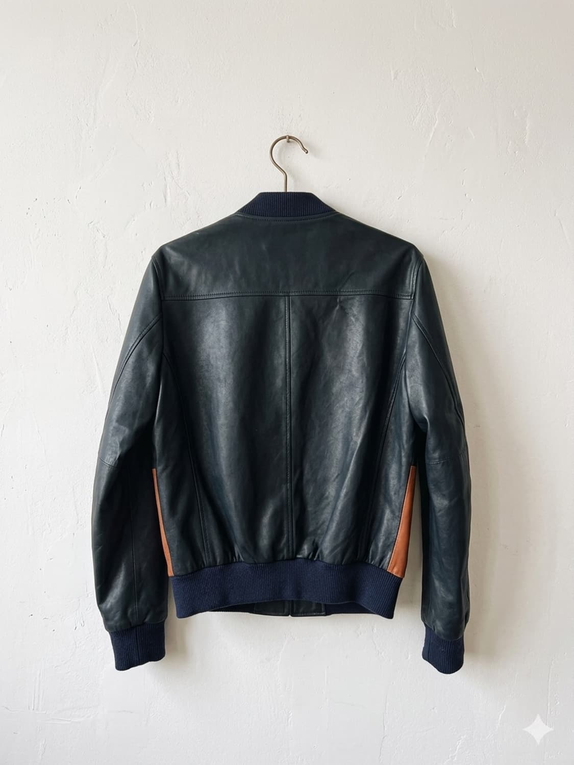 솔로프라감성 프리미엄 가죽 보머 자켓 상품이미지2